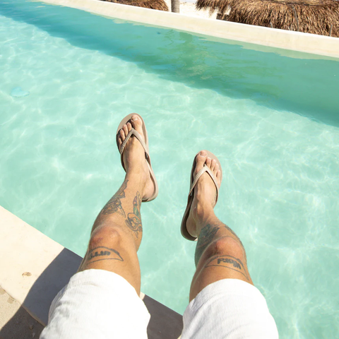 watches Jandals Taupe
